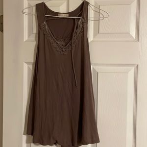 Altar’d state taupe tank top